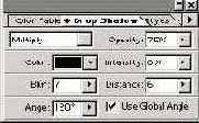 Палитра Layer Options/Effectsдля